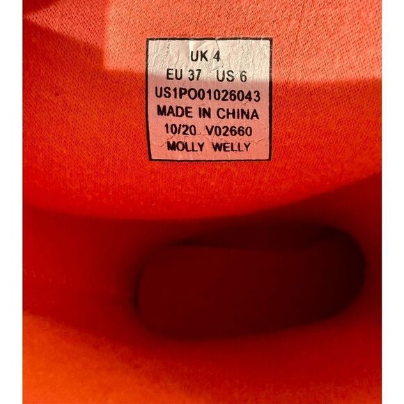 Joules Navy Dalmatian Molly Wellingtons Boots - Picture 15 of 16